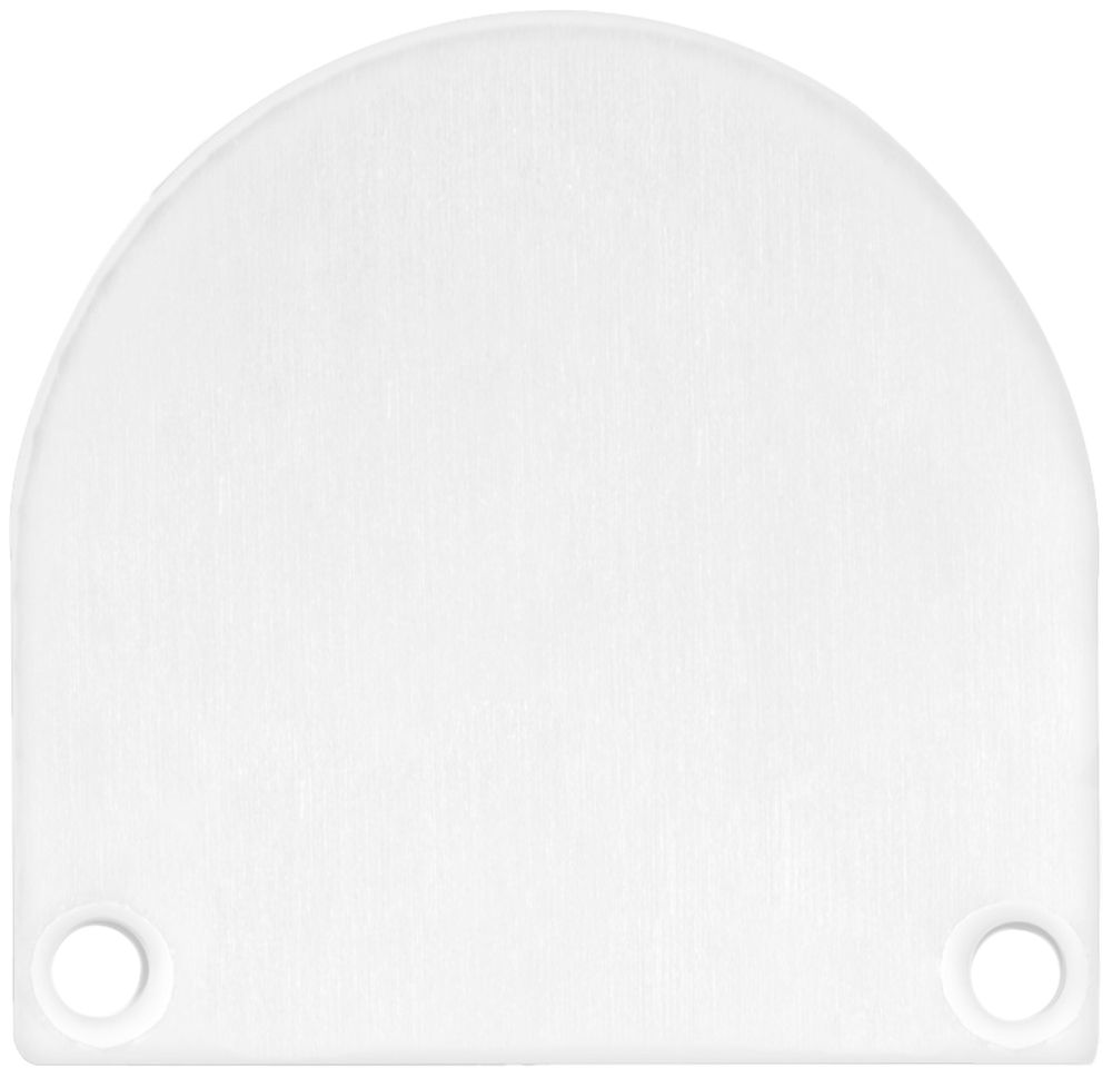 Embout DOTLUX pour profilé/cache aluminium 9M/10M blanc 2 pcs avec vis