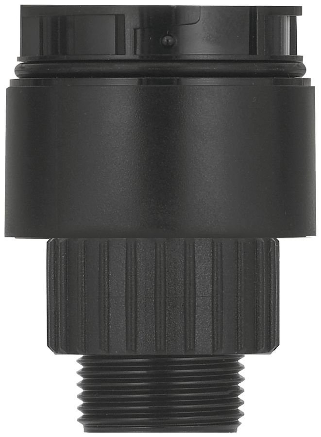 Adaptateur pour montage sur perçage WERMA EM, noir