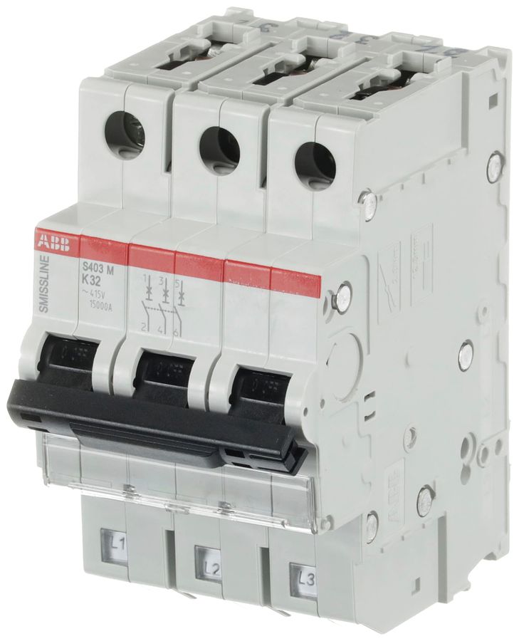 Disjoncteur SMISSLINE TP S 3×32A K 10kA