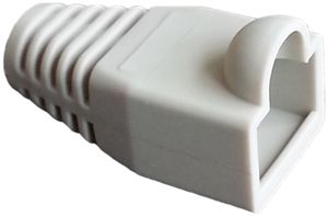 Knickschutztülle grau, für Stecker RJ45, gerade