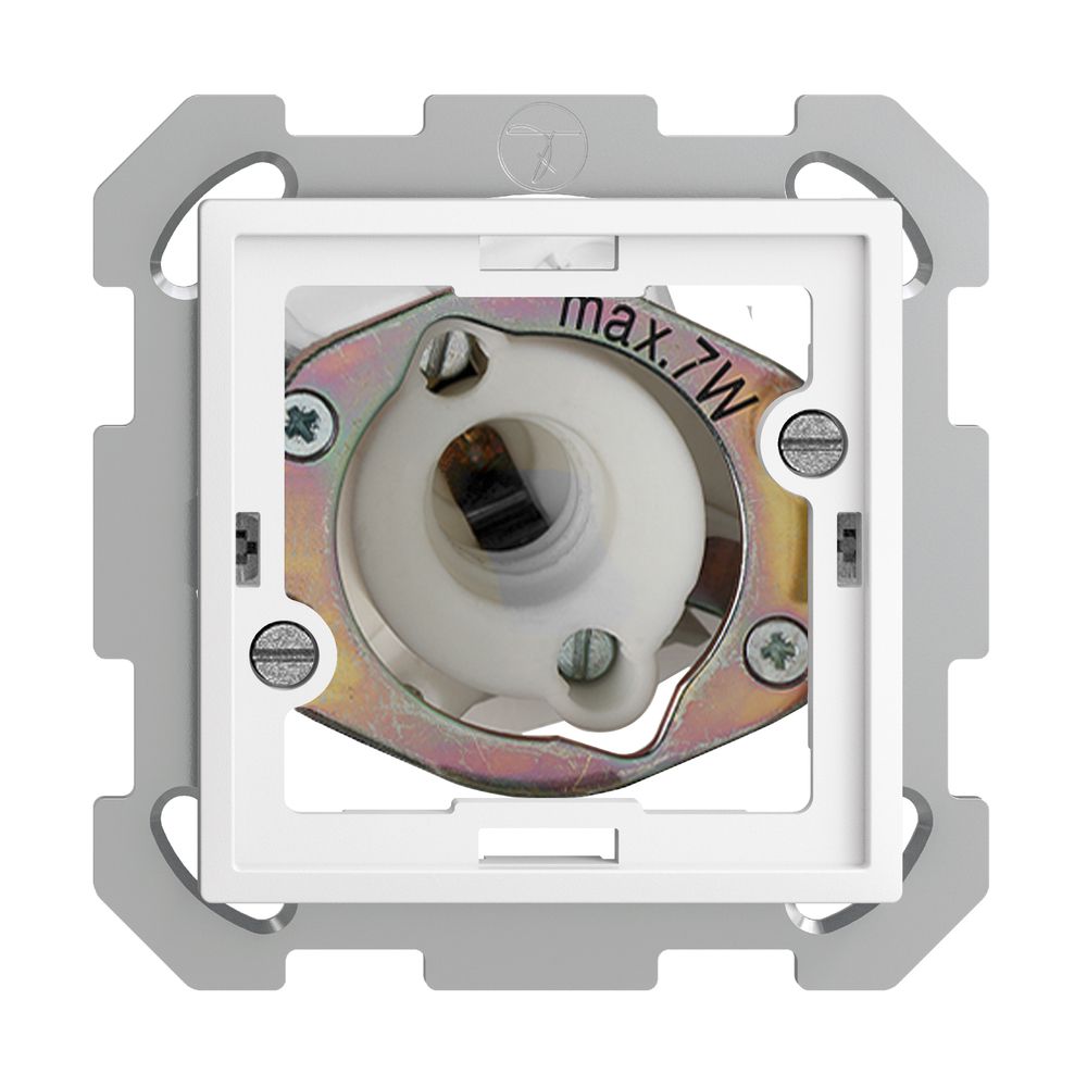 Lampada spia INC EDIZIOdue bianco 7W senza calotta piatta