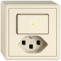 Combinazione AP EDIZIO.liv SNAPFIX® S6L+T23 illuminazione frontale gi cr