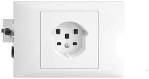 Prise INC EDIZIOdue T25 16A blanc 53mm bornes enf..