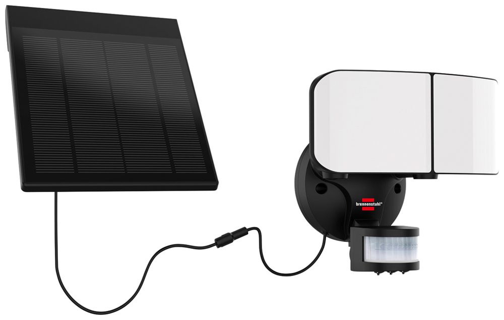 Applique LED SOL WL 900 PIR 13W 900lm 6000K IP44 140×190×170mm nero