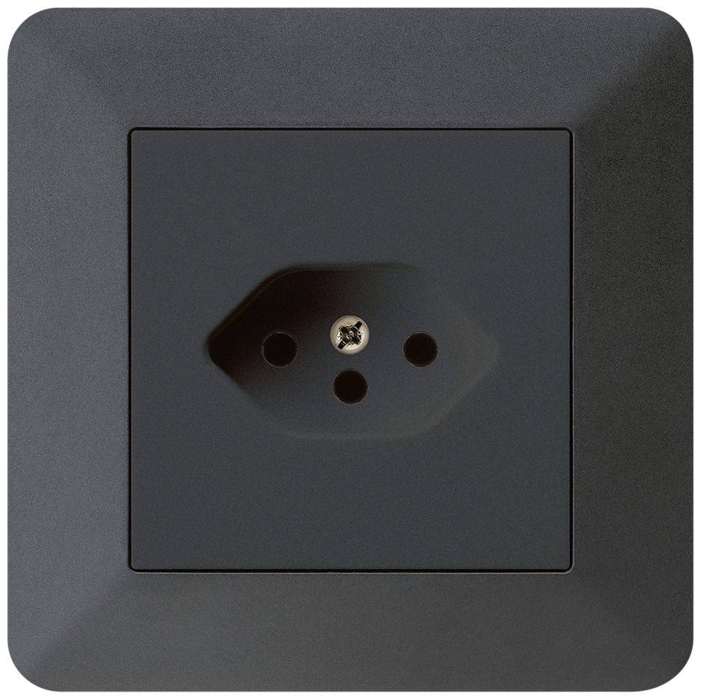 UP-Steckdose kallysto.trend T13 schwarz mit Kinderschutz