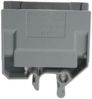 Abzweigklemme Woertz 16…35mm² 125A 750V Schraubanschluss 2×1 G-Schiene grau