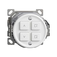 Station secondaire AP 1K/4T pour interrupteur stores scène Sdue Wiser blanc