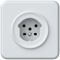 Prise ENC origin 1×type 15 10A 230V 92×92mm blanc