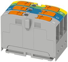 Verteilerblock PX PTVFIX 2,5-L/N/GNYE