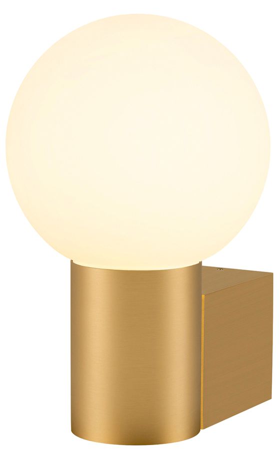 Wandleuchte SLV VARYT E14 1×6W IP44 DIM 119×60×80mm Messing