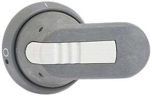 Poignée pistolet ABB pour OT160-250 gris IP65 axe 65mm verrouillable