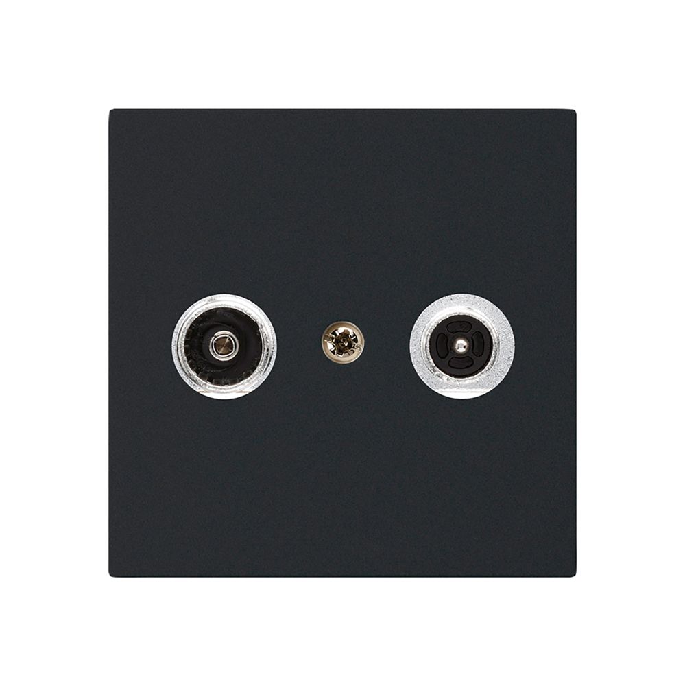 Prise antenne kallysto R/TV montage A 10.5dB 2GHz noir