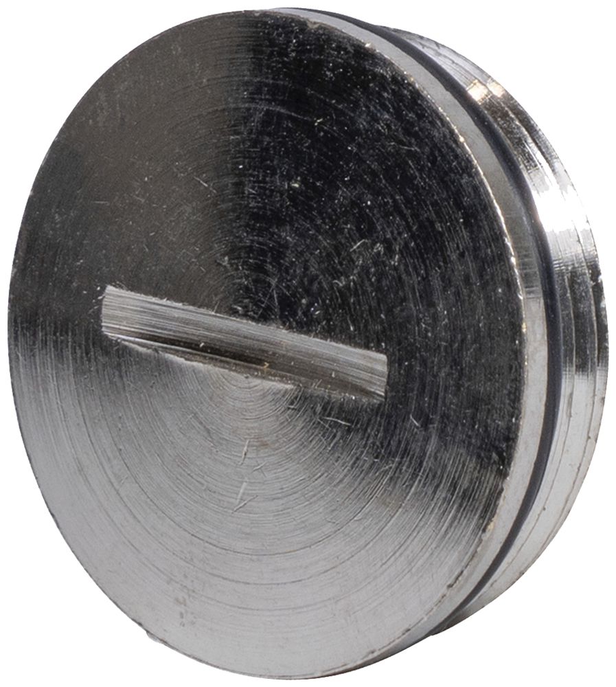 Verschlussstopfen Plica PG21 Messing vernickelt