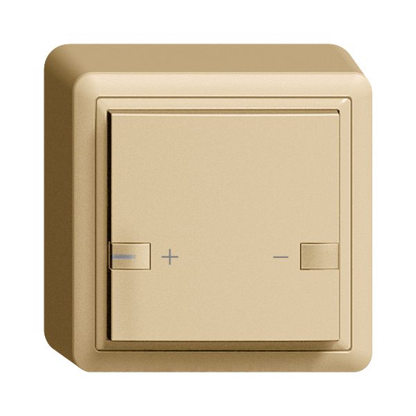 AP-Taster ZEP Universaldimmer 1K/1T mit LED EDIZIOdue sand