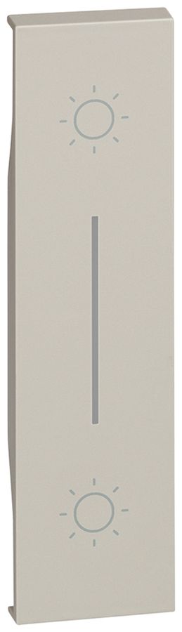 Cache de touche Living Now 1 mod.p.interrupteur double a.symbole lumière sand