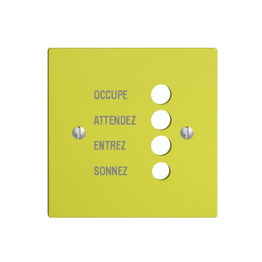 Frontplatte EDIZIOdue lemon französisch