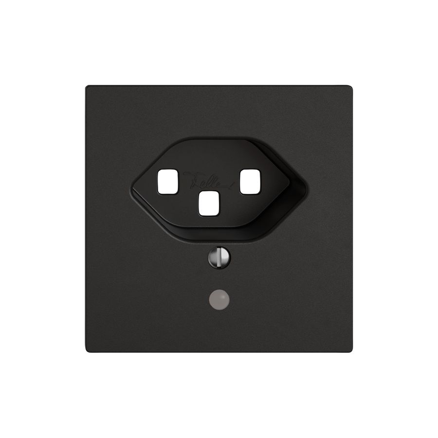 Montageset EDIZIO.liv SNAPFIX® für Steckdose T23 mit Frontlinse sz