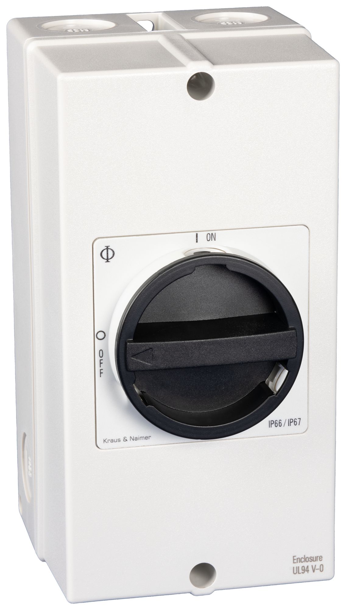 Sectionneur de charge AP Kraus & Naimer 4P 40A 600V IP66 noir