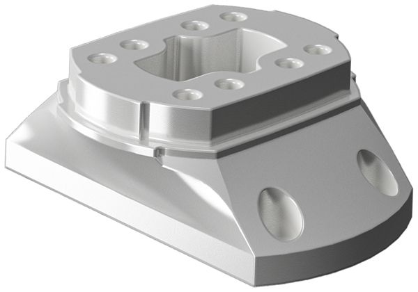 Adapter Rittal CP 6206.550 für CP60 Aluminium