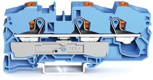 Durchgangsklemme WAGO TopJob-S 16mm² 3L blau Serie 2216
