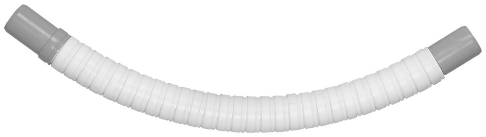 Bogen Symalit flexibel PE 45° kurz 92/80mm weiss r=830mm SYSTAflex