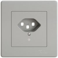 UP-Montageset EDIZIO.liv SNAPFIX® für Steckdose T23 mit Frontlinse hgu