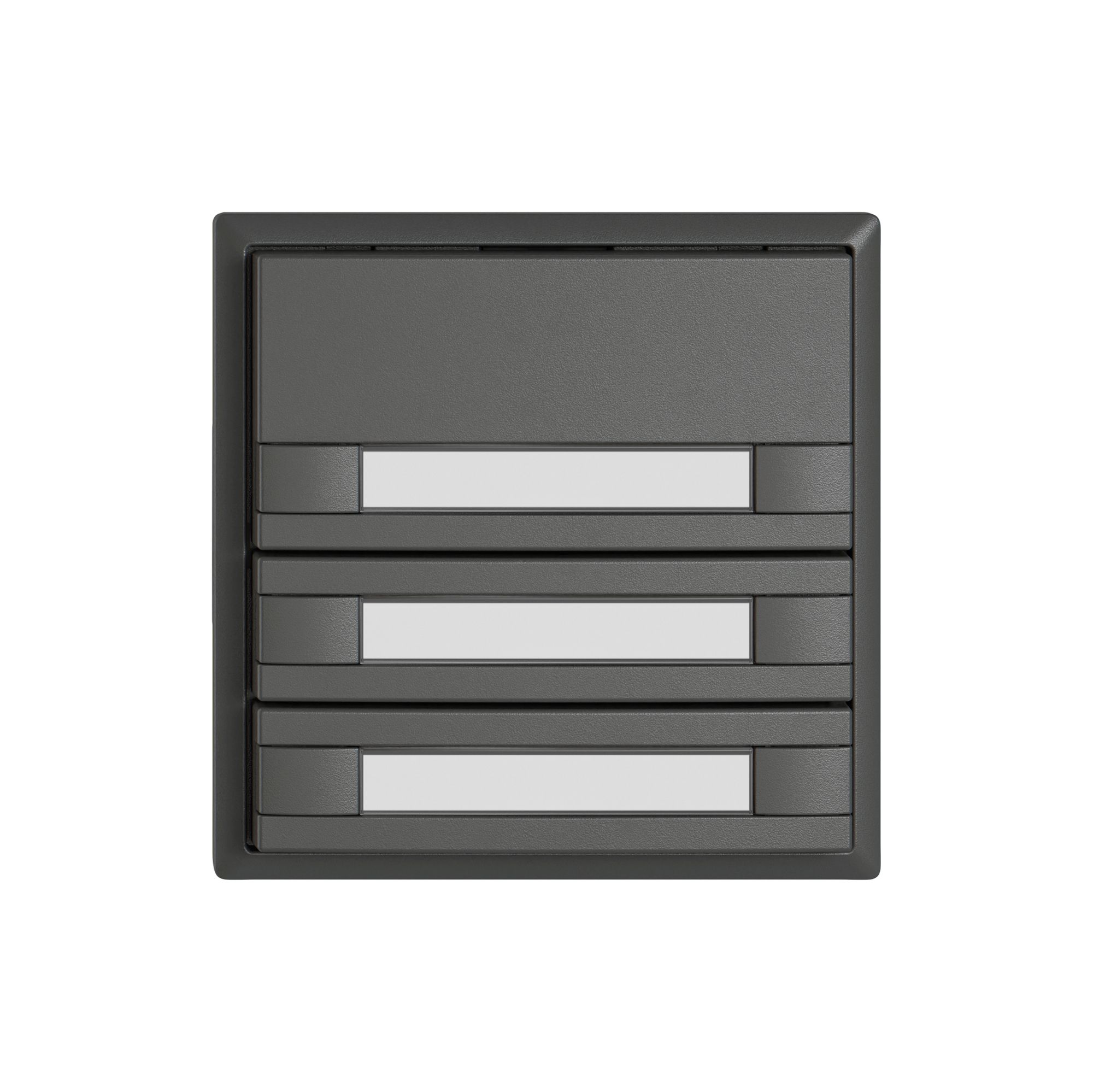 Pulsante KNX RGB EDIZIO.liv SNAPFIX® sensore temp.s.LED targ.3× com.2T grs