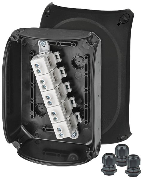 Boîte de dérivation AP Hensel KX 1010 AX Ex-2/22 5×10mm² 130×180×77mm IP66 no