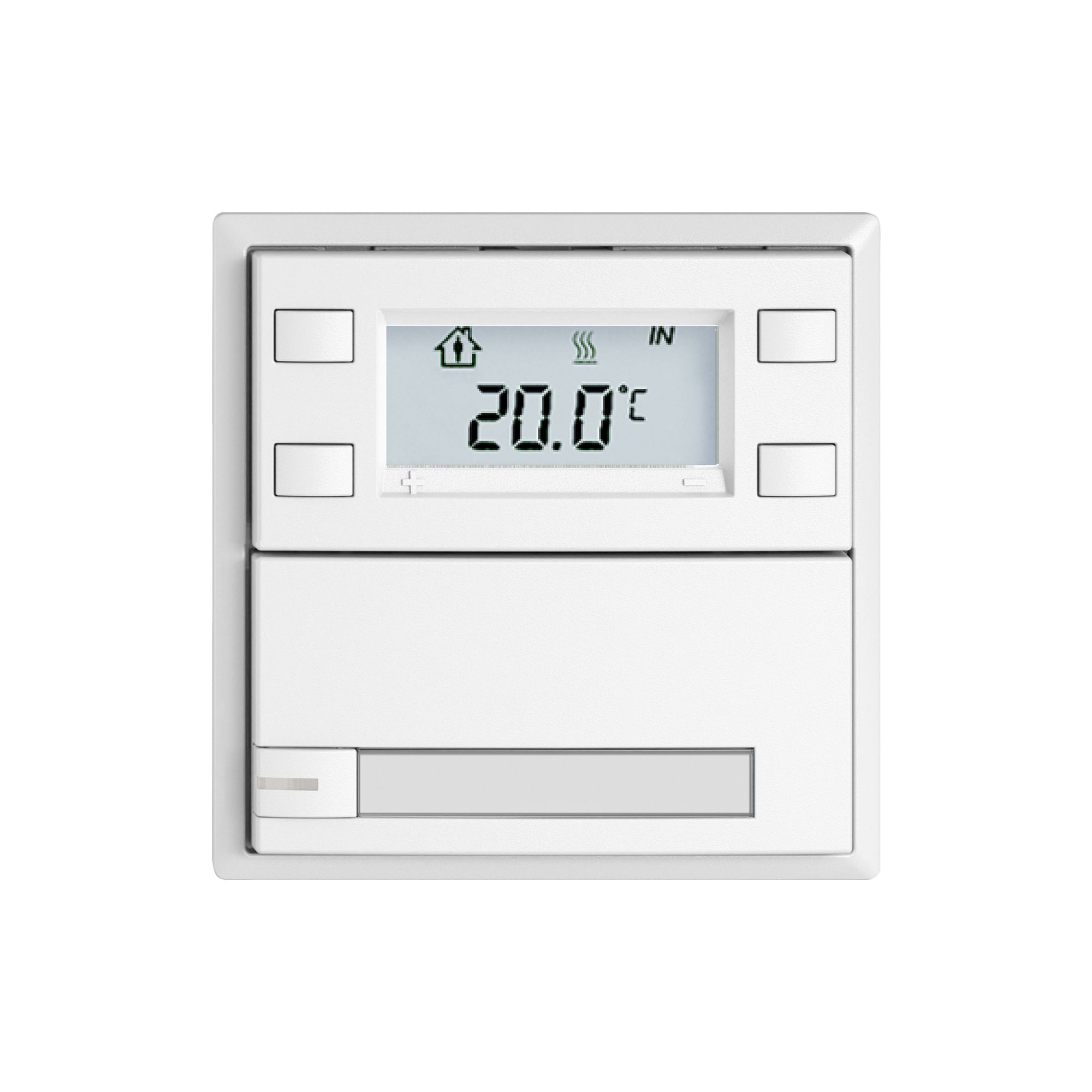 RTH-Taster EDIZIO.liv SNAPFIX® m.RGB-LED Pap.1×Taste 1-Tbed.ws