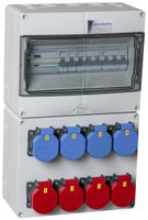 Stromverteiler DEM DB20951 40A 4×LS 1×FI 4×T23 4×T25