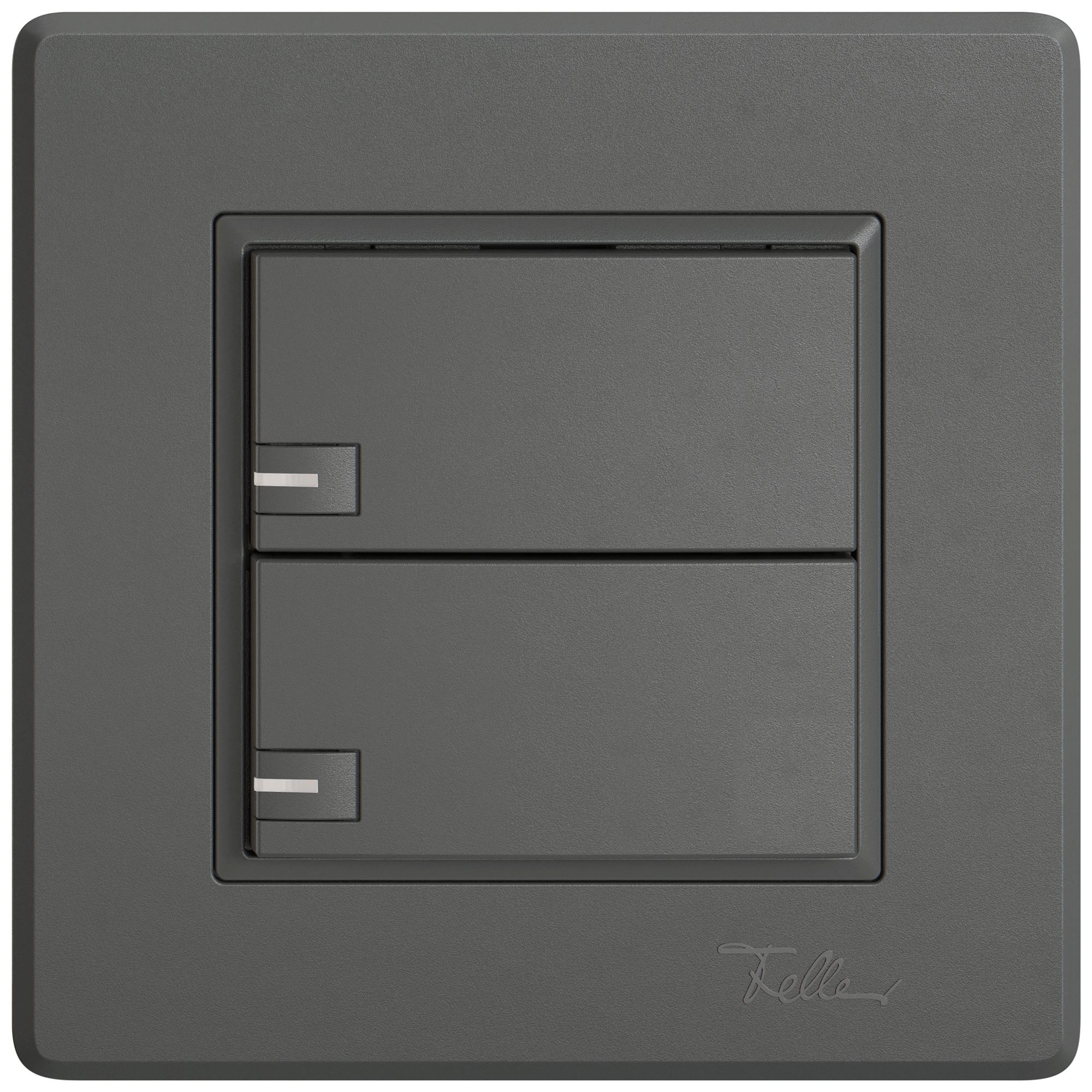 Poussoir KNX RGB ENC EDIZIO.liv SNAPFIX® capteur temp.RGB-LED 2× comm.1T grf