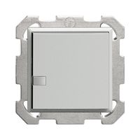 Variateur LED ENC EDIZIOdue ZEP FM sans LED 1×bouton 1×commande silver