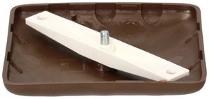 Deckenrosette MH BUILD 86×86×13mm braun IP20