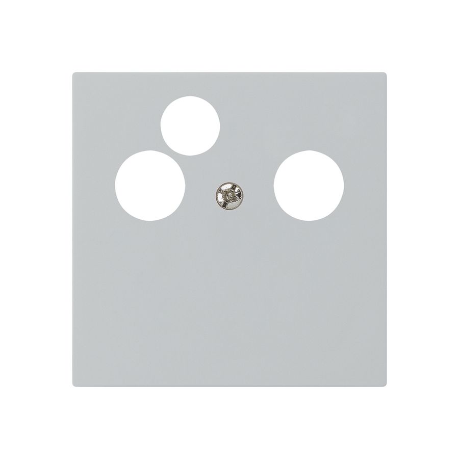 Plaque frontale kallysto pour R&M HWS gris clair 3×coax données