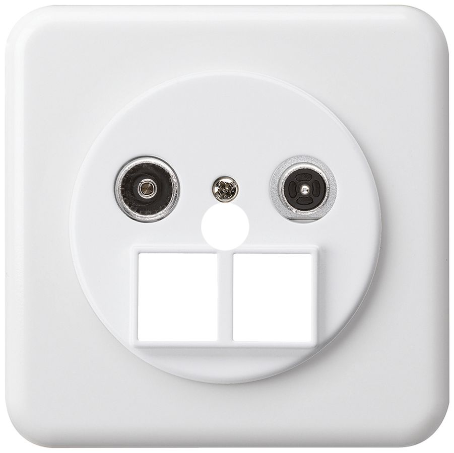 Prise multimédia ENC basico TV-R montage C 10.5dB 2GHz blanc