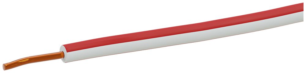 T-Draht Wiser 1.5mm² rot-weiss  Eca