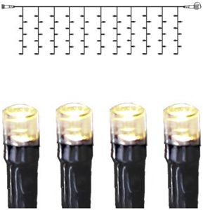Lichtvorhang System 24 Extra, 2×0.5m, schwarz, 2.1W, 98 LED, warmweiss
