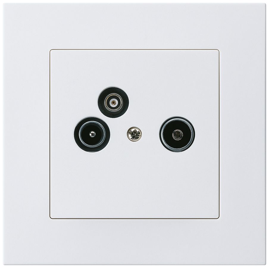 UP-Antennendose R/TV-Daten kallysto.pro 2GHz 4dB weiss