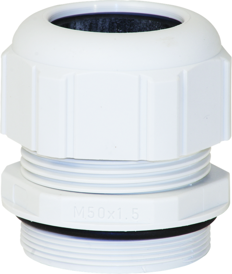 Verschraubung M50 32…38mm grau