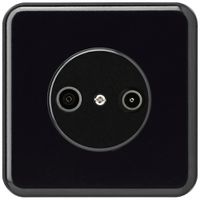 UP-Antennendose basico TV-R 19dB Durchgangsdose schwarz