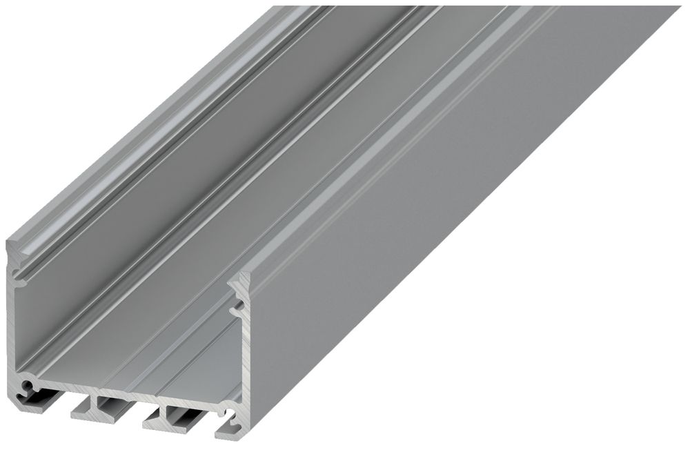 LED Montageschiene CASAMBI PR-iLEDO-SI, 2000×30×43mm, eloxiert, silber