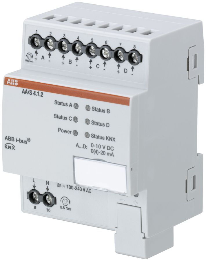 Actionneur analogique AMD KNX ABB AA/S 4.1.2