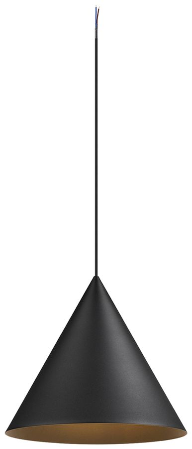Pendelleuchte SLV MAGICO 38 E27 1×10W DIM Ø380mm schwarz