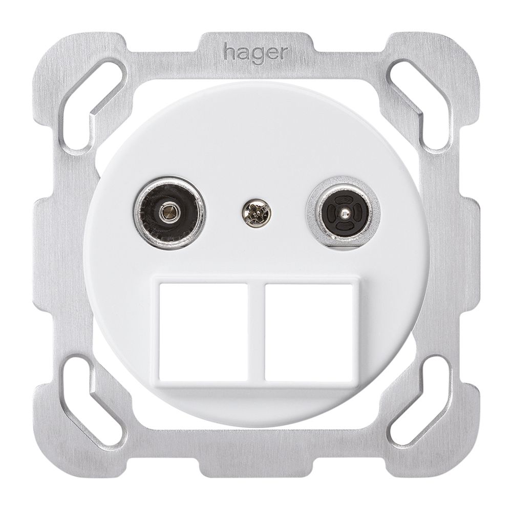 UP-Multimediadose basico TV-R Bauart B 14dB 2GHz weiss