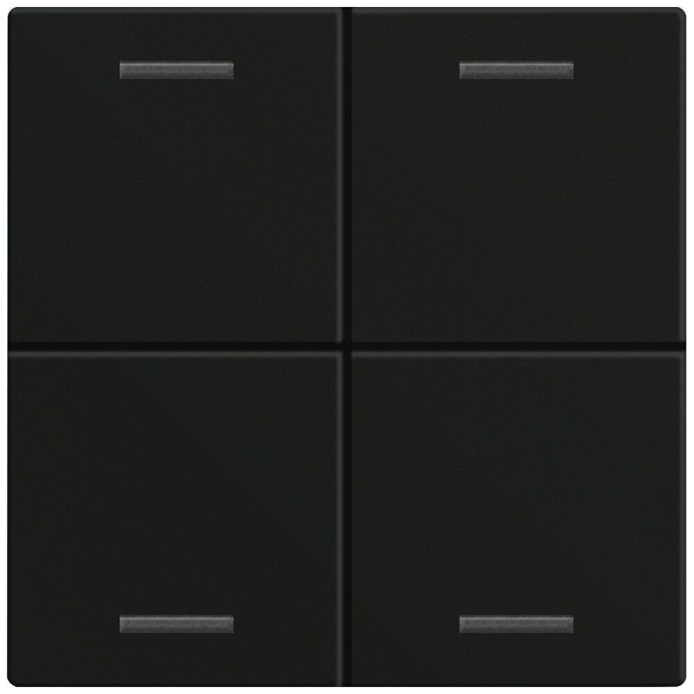 Wippe MDT TAL-60W4016.02 1T/4B f.Sensortasten schwarz matt "neutral"