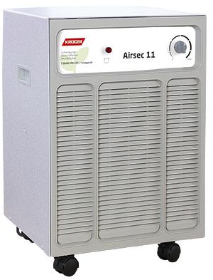 Luftentfeuchter Airsec 11, 360W, 9l, 16.8l/24h, 300m³, 23.5kg