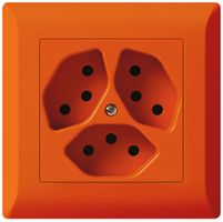 UP-Steckdose kallysto.line 3×T13 orange