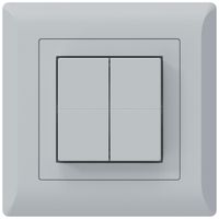 Funktaster Friends of Hue KLI, 4×, 92×92mm, hellgrau