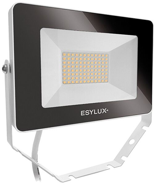 Projecteur LED ESYLUX OFL BASIC, 30W 4000K 3000lm 200×32×135mm IP65, blanc