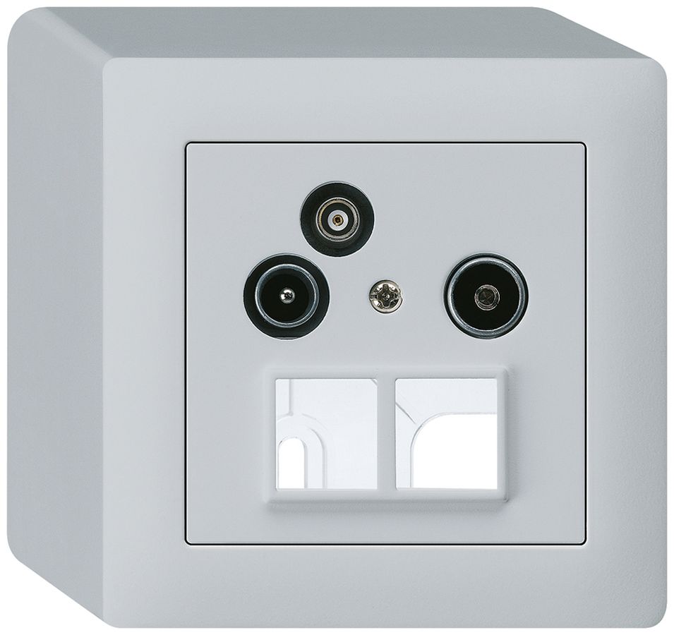 AP-Antennendose R/TV-Daten kallysto HMS 2GHz 11db hellgrau